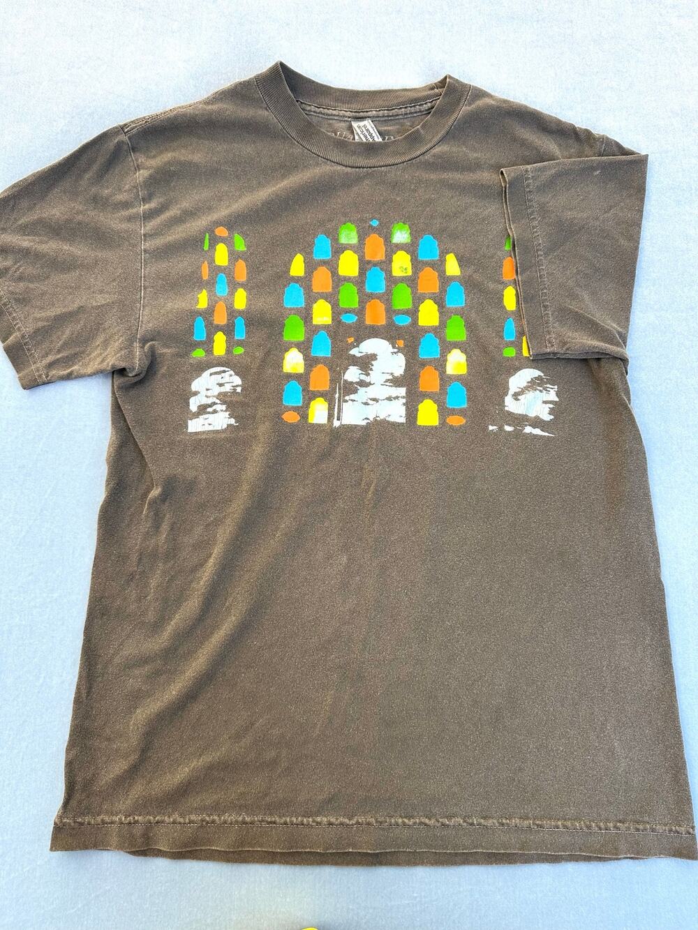 Khruangbin A La Sala 2024 Tour Shirt Ghostly Window Washed Brown Size S